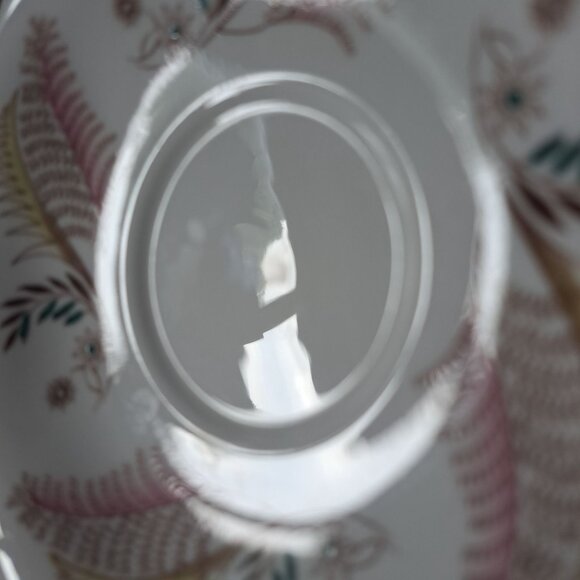 Allegro Vintage Pink Bone China Teacup & Saucer Set Gold Trim England - Picture 9 of 16